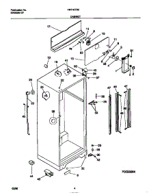 03 - Cabinet parts for Frigidaire Refrigerator FRT18TRCW2 from AppliancePartsPros.com