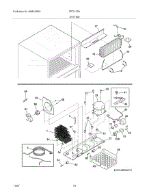09 - System parts for Frigidaire Refrigerator FRT21C5AQB from AppliancePartsPros.com