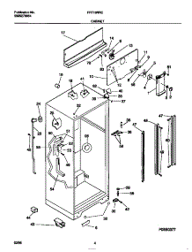 03 - Cabinet parts for Frigidaire Refrigerator FRT18RRCW2 from AppliancePartsPros.com