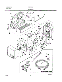 11 - Ice Maker parts for Frigidaire Refrigerator FRT21FD3AT4 from AppliancePartsPros.com