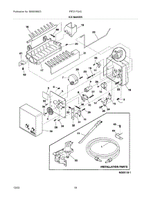 11 - Ice Maker parts for Frigidaire Refrigerator FRT21FG4CW2 from AppliancePartsPros.com