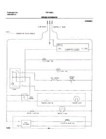 10 - Wiring Schematic parts for Frigidaire Refrigerator FRT18S6AW6 from AppliancePartsPros.com