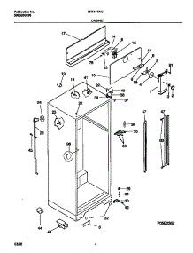 03 - Cabinet parts for Frigidaire Refrigerator FRT18TNCD1 from AppliancePartsPros.com