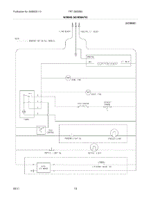 10 - Wiring Schematic parts for Frigidaire Refrigerator FRT1S6ESBA from AppliancePartsPros.com