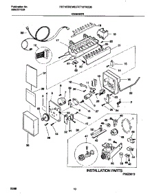 06 - Ice Maker parts for Frigidaire Refrigerator FRT18TRCD6 from AppliancePartsPros.com
