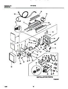 06 - Automatic Ice Maker parts for Frigidaire Refrigerator FRT18TRBW1 from AppliancePartsPros.com