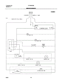 10 - Wiring Schematic parts for Frigidaire Refrigerator FRT18KC3BW2 from AppliancePartsPros.com