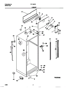 03 - Cabinet parts for Frigidaire Refrigerator FRT18KREW2 from AppliancePartsPros.com