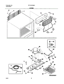09 - System parts for Frigidaire Refrigerator FRT18KD3AW4 from AppliancePartsPros.com
