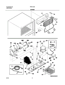 09 - System parts for Frigidaire Refrigerator FRT21C5AW3 from AppliancePartsPros.com