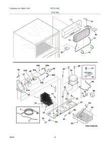 09 - System parts for Frigidaire Refrigerator FRT21FG3CW3 from AppliancePartsPros.com
