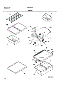07 - Shelves parts for Frigidaire Refrigerator FRT21FS6CQ0 from AppliancePartsPros.com