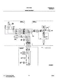13 - Wiring Diagram parts for Frigidaire Refrigerator FRT21FS6CQ0 from AppliancePartsPros.com