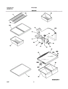 07 - Shelves parts for Frigidaire Refrigerator FRT21FS5AQ2 from AppliancePartsPros.com