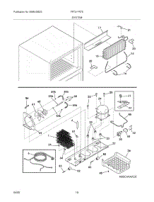 09 - System parts for Frigidaire Refrigerator FRT21FR7EW1 from AppliancePartsPros.com