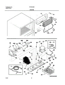 09 - System parts for Frigidaire Refrigerator FRT21G4BW4 from AppliancePartsPros.com