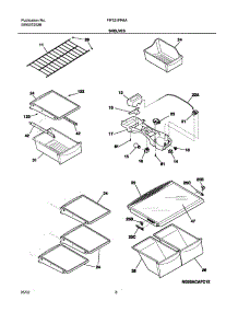 07 - Shelves parts for Frigidaire Refrigerator FRT21FR6AQ5 from AppliancePartsPros.com
