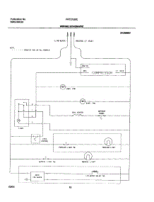 10 - Wiring Schematic parts for Frigidaire Refrigerator FRT21G3CW0 from AppliancePartsPros.com