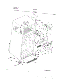 05 - Cabinet parts for Frigidaire Refrigerator FRT21C5AW2 from AppliancePartsPros.com