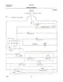 10 - Wiring Schematic parts for Frigidaire Refrigerator FRT21C5AW2 from AppliancePartsPros.com