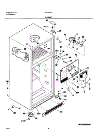 05 - Cabinet parts for Frigidaire Refrigerator FRT21G3CQ0 from AppliancePartsPros.com