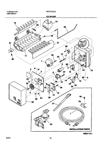 11 - Ice Maker parts for Frigidaire Refrigerator FRT21FG3CW0 from AppliancePartsPros.com