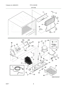 09 - System parts for Frigidaire Refrigerator FRT21HC5DWB from AppliancePartsPros.com
