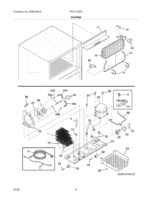 09 - System parts for Frigidaire Refrigerator FRT21HC5DW7 from AppliancePartsPros.com