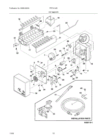 11 - Ice Maker parts for Frigidaire Refrigerator FRT21IL5DQ6 from AppliancePartsPros.com