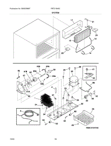 09 - System parts for Frigidaire Refrigerator FRT21BH8CS1 from AppliancePartsPros.com