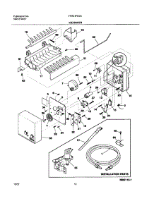 11 - Ice Maker parts for Frigidaire Refrigerator FRT21FD3AW5 from AppliancePartsPros.com