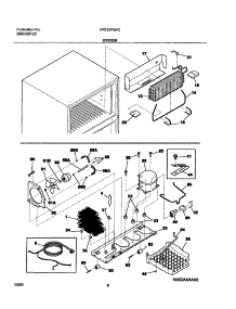 09 - System parts for Frigidaire Refrigerator FRT21FG4CW0 from AppliancePartsPros.com