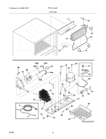 09 - System parts for Frigidaire Refrigerator FRT21IL6JW1 from AppliancePartsPros.com