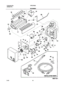 11 - Ice Maker parts for Frigidaire Refrigerator FRT21FR6AW3 from AppliancePartsPros.com