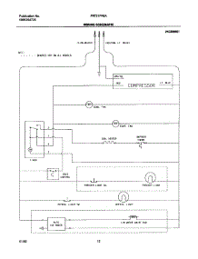 12 - Wiring Schematic parts for Frigidaire Refrigerator FRT21FR6AW3 from AppliancePartsPros.com