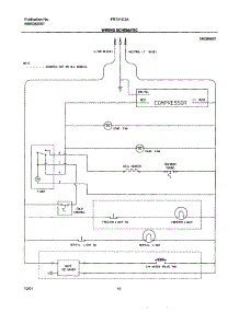 10 - Wiring Schematic parts for Frigidaire Refrigerator FRT21G3AQ2 from AppliancePartsPros.com