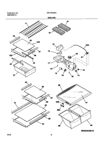 07 - Shelves parts for Frigidaire Refrigerator FRT18P6BSB0 from AppliancePartsPros.com