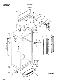 05 - Cabinet parts for Frigidaire Refrigerator FRT18RRJD1 from AppliancePartsPros.com