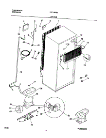 09 - System parts for Frigidaire Refrigerator FRT18RRJD1 from AppliancePartsPros.com