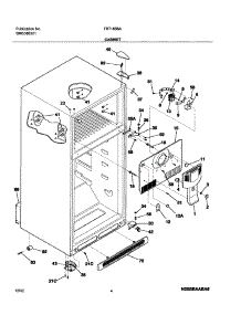 05 - Cabinet parts for Frigidaire Refrigerator FRT18S6AQ8 from AppliancePartsPros.com