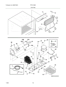 09 - System parts for Frigidaire Refrigerator FRT21HS6DW8 from AppliancePartsPros.com