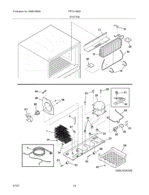 09 - System parts for Frigidaire Refrigerator FRT21HS6DBD from AppliancePartsPros.com