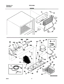 09 - System parts for Frigidaire Refrigerator FRT21HR6AQ2 from AppliancePartsPros.com