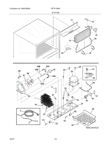 09 - System parts for Frigidaire Refrigerator FRT21HS6DWB from AppliancePartsPros.com