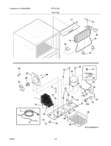 09 - System parts for Frigidaire Refrigerator FRT21IL5DQ5 from AppliancePartsPros.com