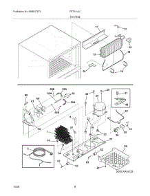 09 - System parts for Frigidaire Refrigerator FRT21IL6JB2 from AppliancePartsPros.com