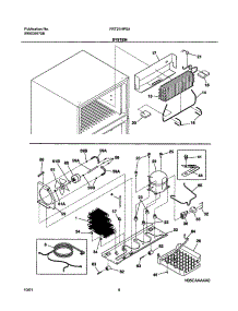 09 - Systems parts for Frigidaire Refrigerator FRT21HP5AW0 from AppliancePartsPros.com