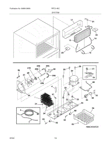 09 - System parts for Frigidaire Refrigerator FRT21H8CK2 from AppliancePartsPros.com