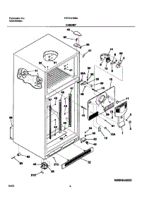 05 - Cabinet parts for Frigidaire Refrigerator FRT21HR6AQ4 from AppliancePartsPros.com
