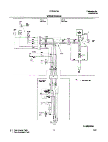 11 - Wiring Diagram parts for Frigidaire Refrigerator FRT21HP5AW1 from AppliancePartsPros.com